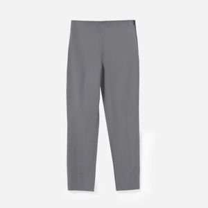 Everlane "The Side Zip" stretch cotton pant, size 12, slate grey
